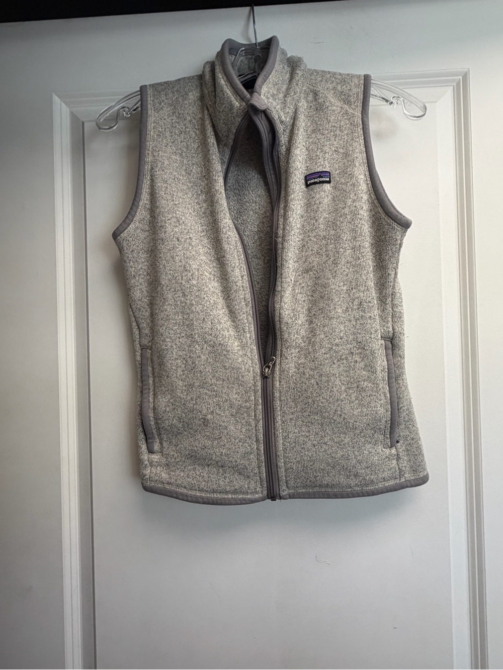 Patagonia Women’s Light Gray Fleece Vest